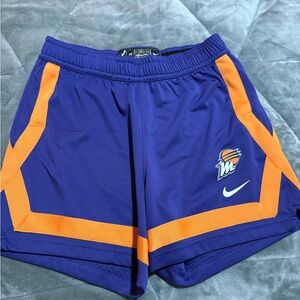 Nike Purple Shorts with Orange Trim